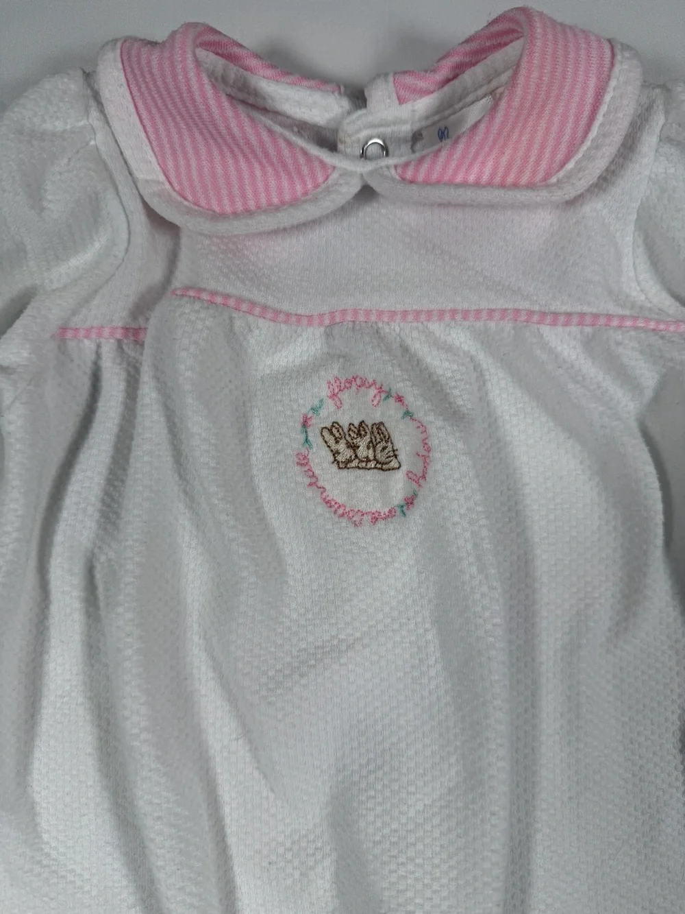 VINTAGE PETER‎ RABBIT 1998 Friends Baby Footed Sleep And Play Medium Cottagecore